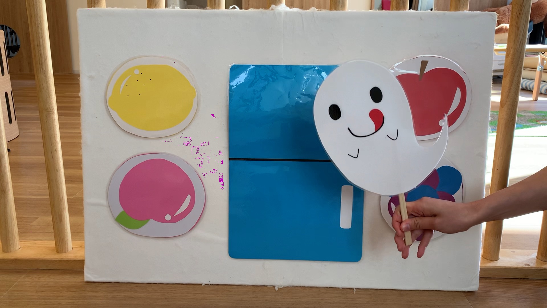 まこち様オーダー品くいしんぼうおばけ　こぶたがみちをパペット まこち様オーダー品くいしんぼうおばけ こぶたがみちをパペット まこち