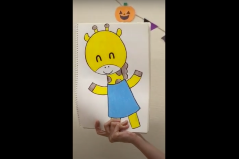 とんとんとん』のスケッチブックシアター【おうちえん #132】 - 認可小